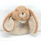 Bunny Baby Rattle, Soft Toy, Brown