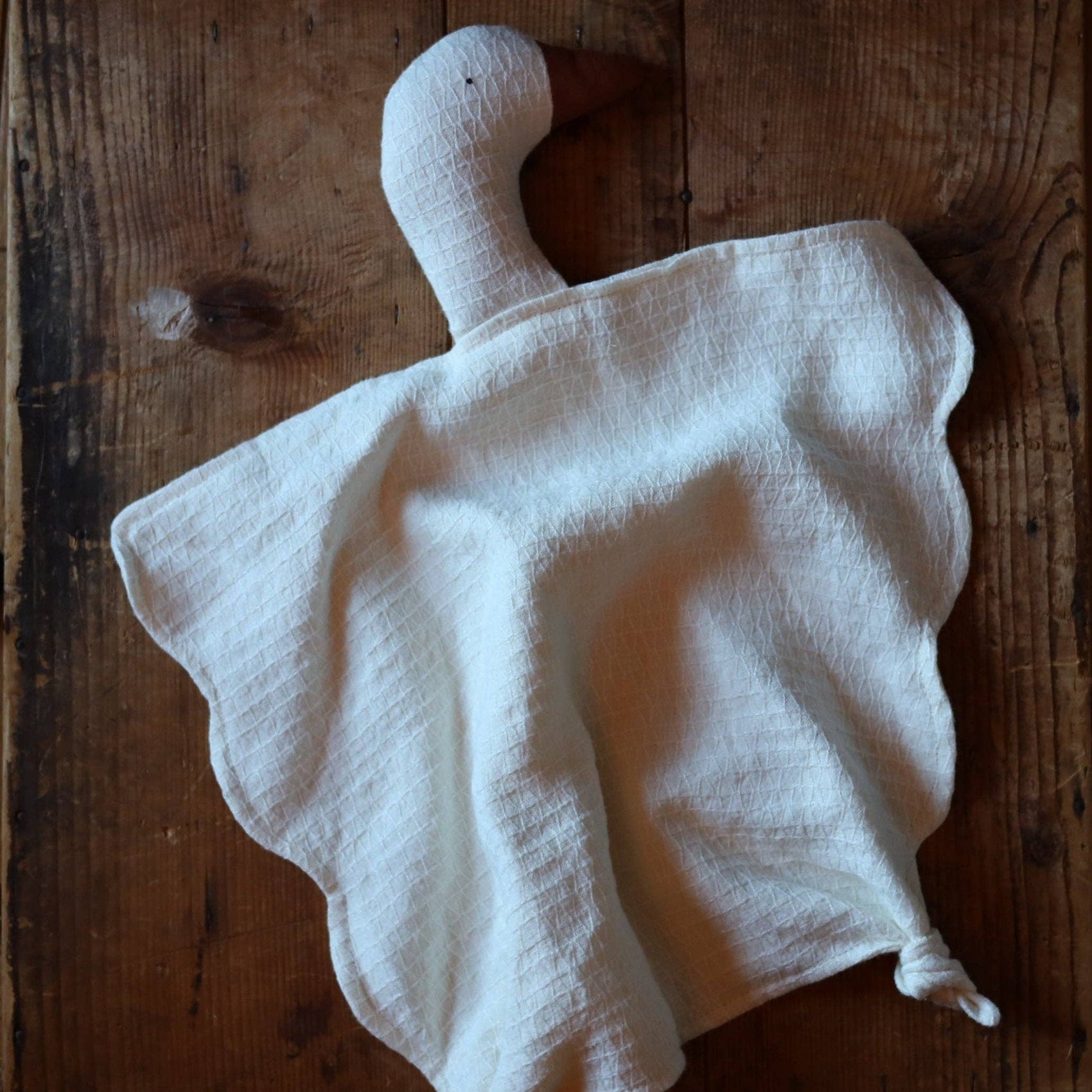 Goose Lovey Comforter – Linen & Kapok Baby Toy | Newborn Nursery Essential & Gift for New Moms