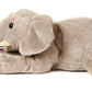 Elephant Plush, Lying, 27 cm, Super Soft & Recycled Filling