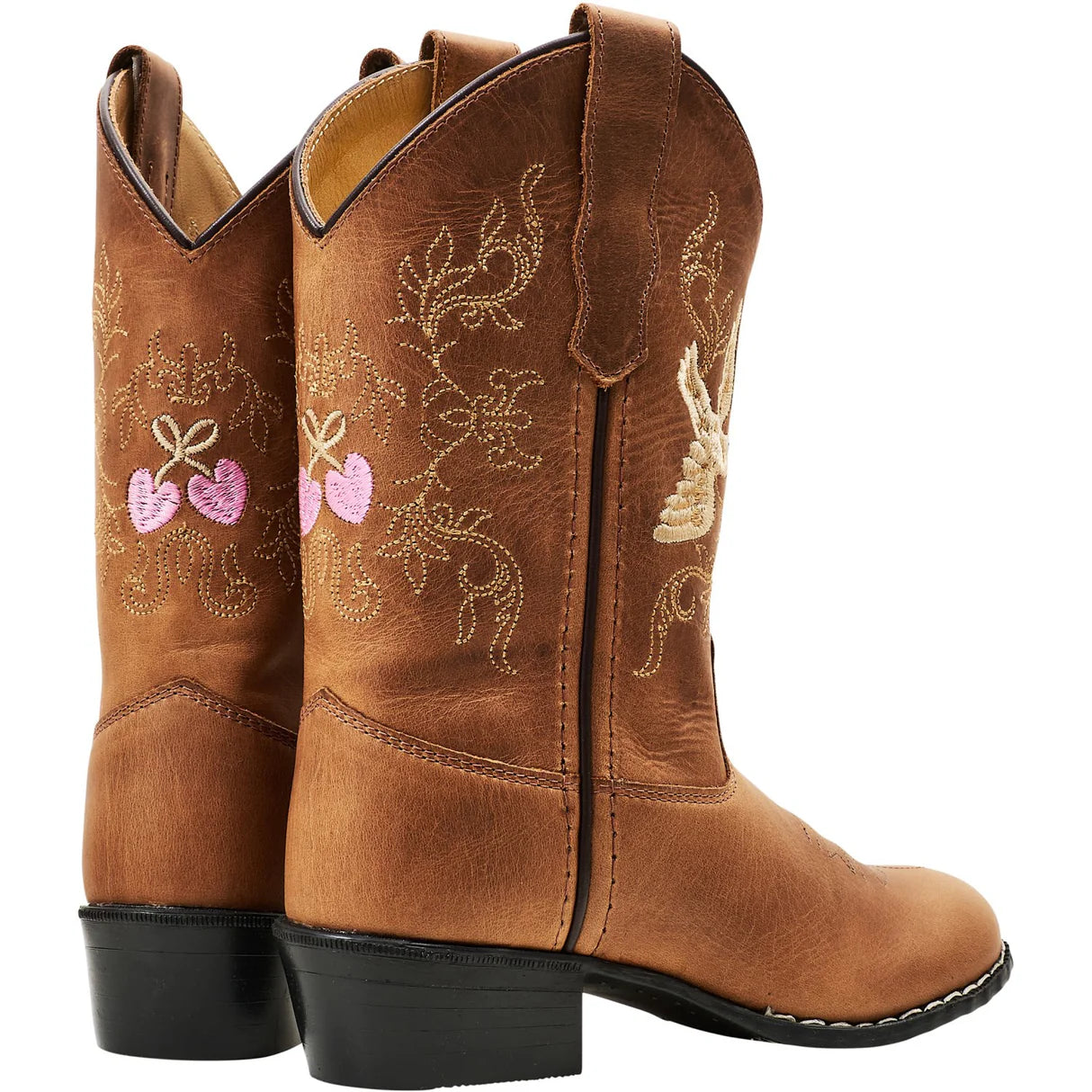 Kids Cognac Dove Limited Cowboy Boots - Bootstock & Copenhagen Colors