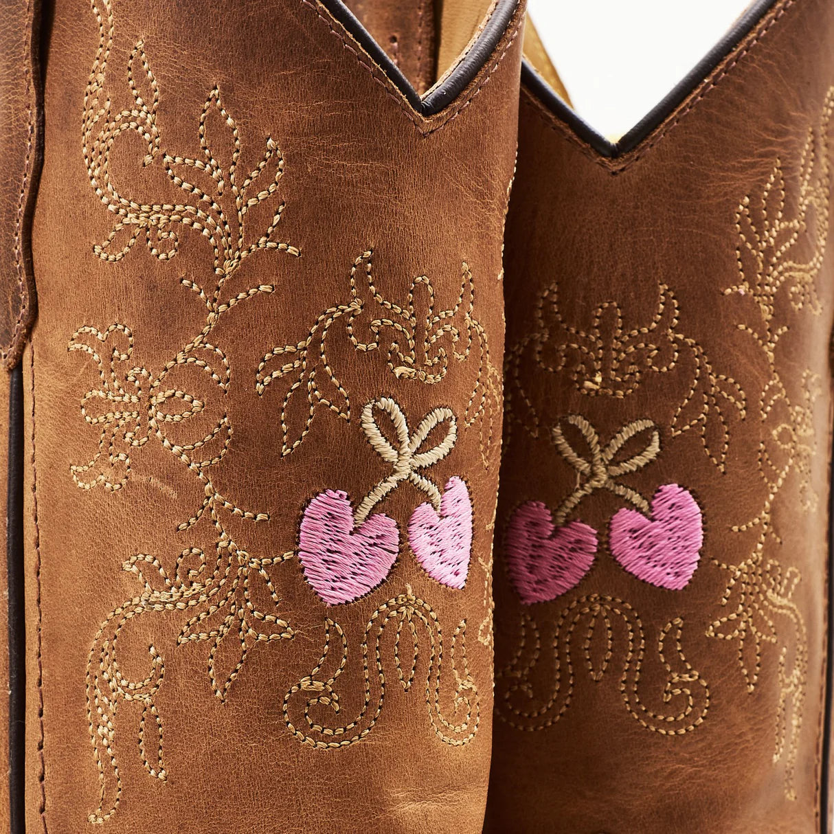 Kids Cognac Dove Limited Cowboy Boots - Bootstock & Copenhagen Colors