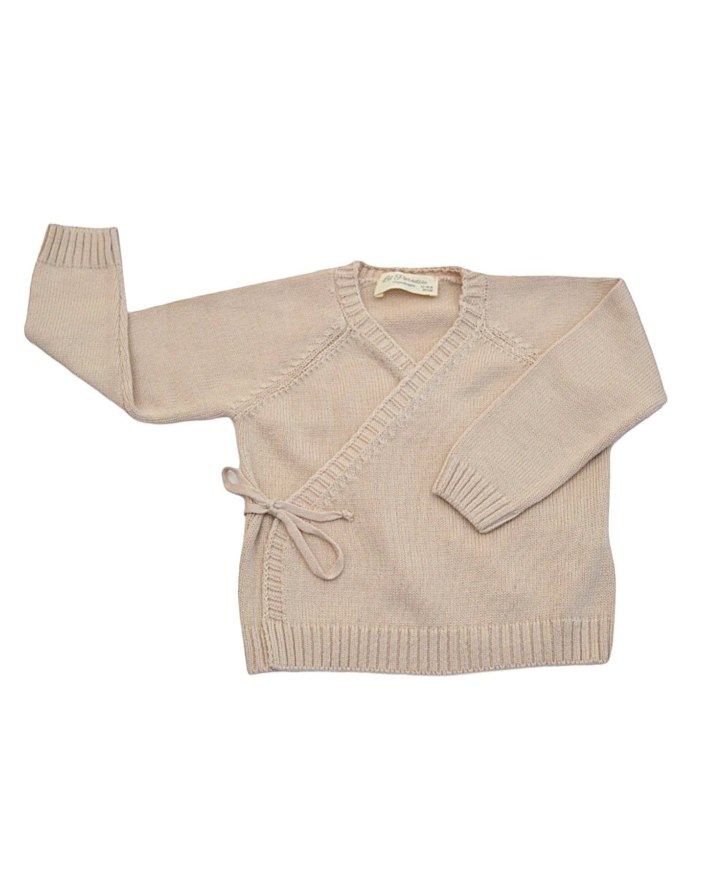 Icon Kimono Cardigan, Beige, 100% Organic Cotton