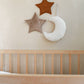 Wall Decoration, Teddy Moon, Cream