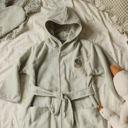 Children's Towelling Robe, Frog