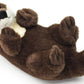 Otter Plush, Lying Backswimmer, Eco-Line 100% Recycled, 26 cm