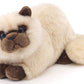 Persian Cat Plush, Beige, Lying, 31 cm, Super Soft & Recycled Filling