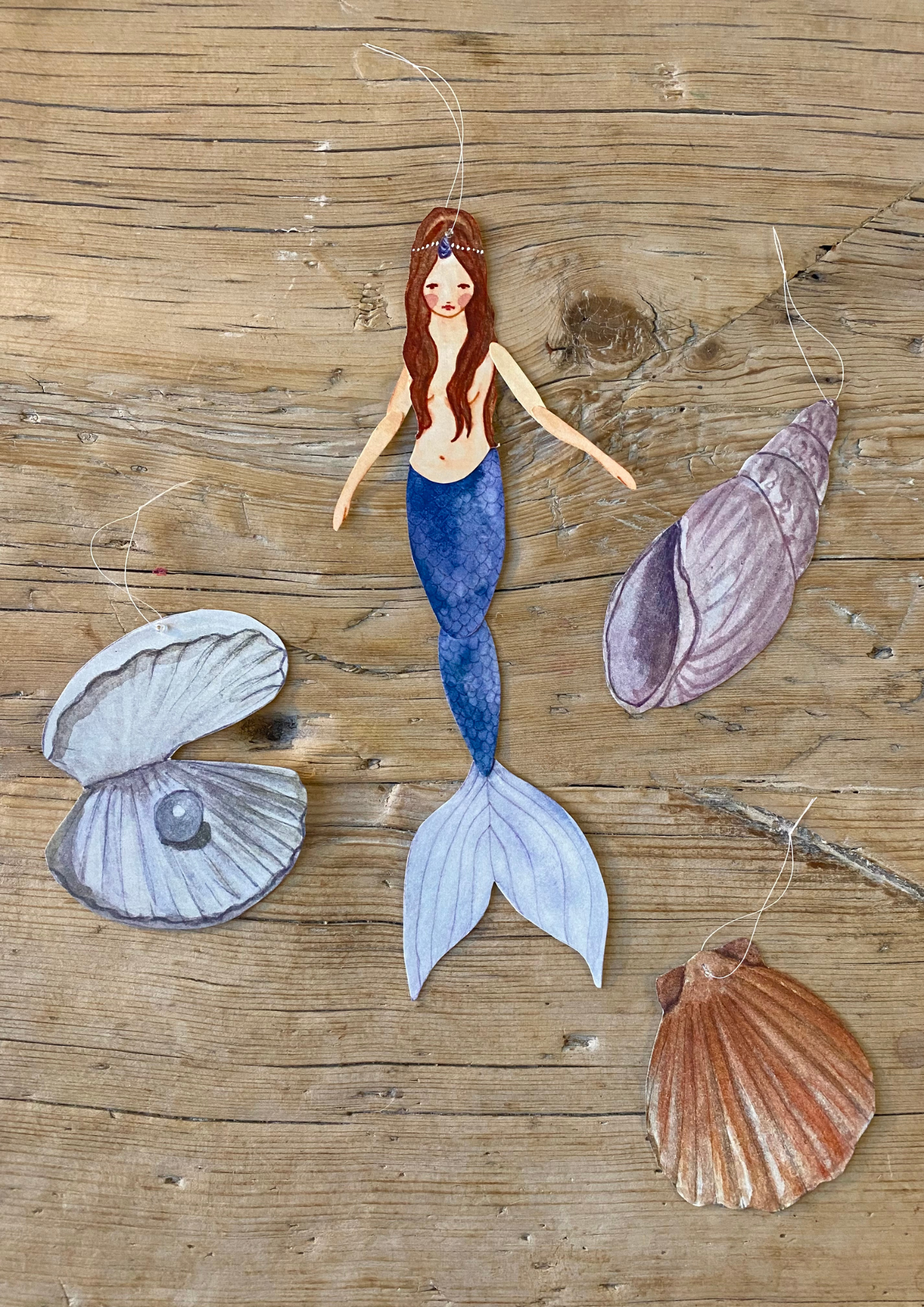 The Little Mermaid Paper Mobile Craft Kit – With Audio Fairy Tale