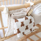 Bedside Organizer, Hanging Storage with Two Pockets, Cream or Taupe