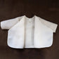 Merino Wool Fleece Newborn Jacket, Natural