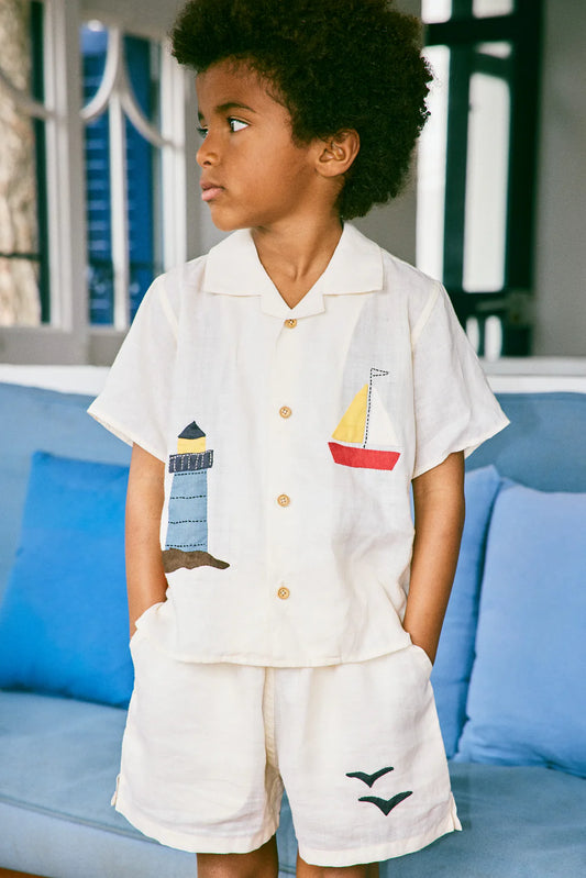 Misha & Puff, Seaside Traveler Short, String