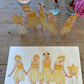 Daffodil Girls Paper Decoration, Danish Design