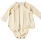 Wool Long Sleeve Wrap Body, Merino Wool, Natural