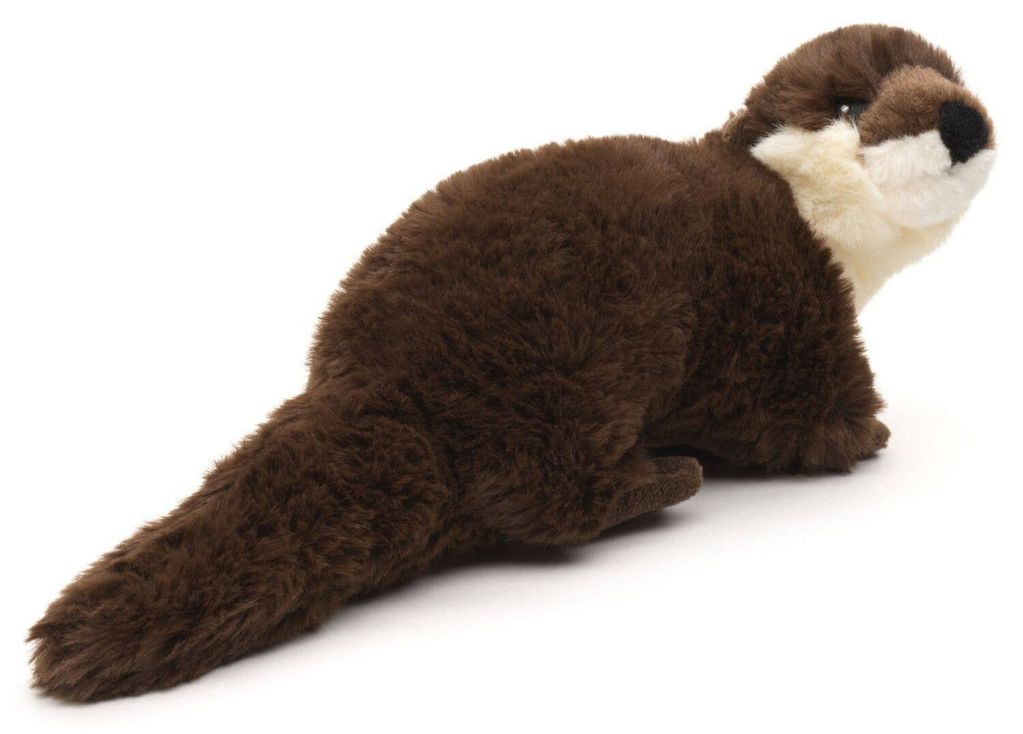 Otter Plush, Standing, Eco-Line 100% Recycled, 25 cm, Embroidered Eyes