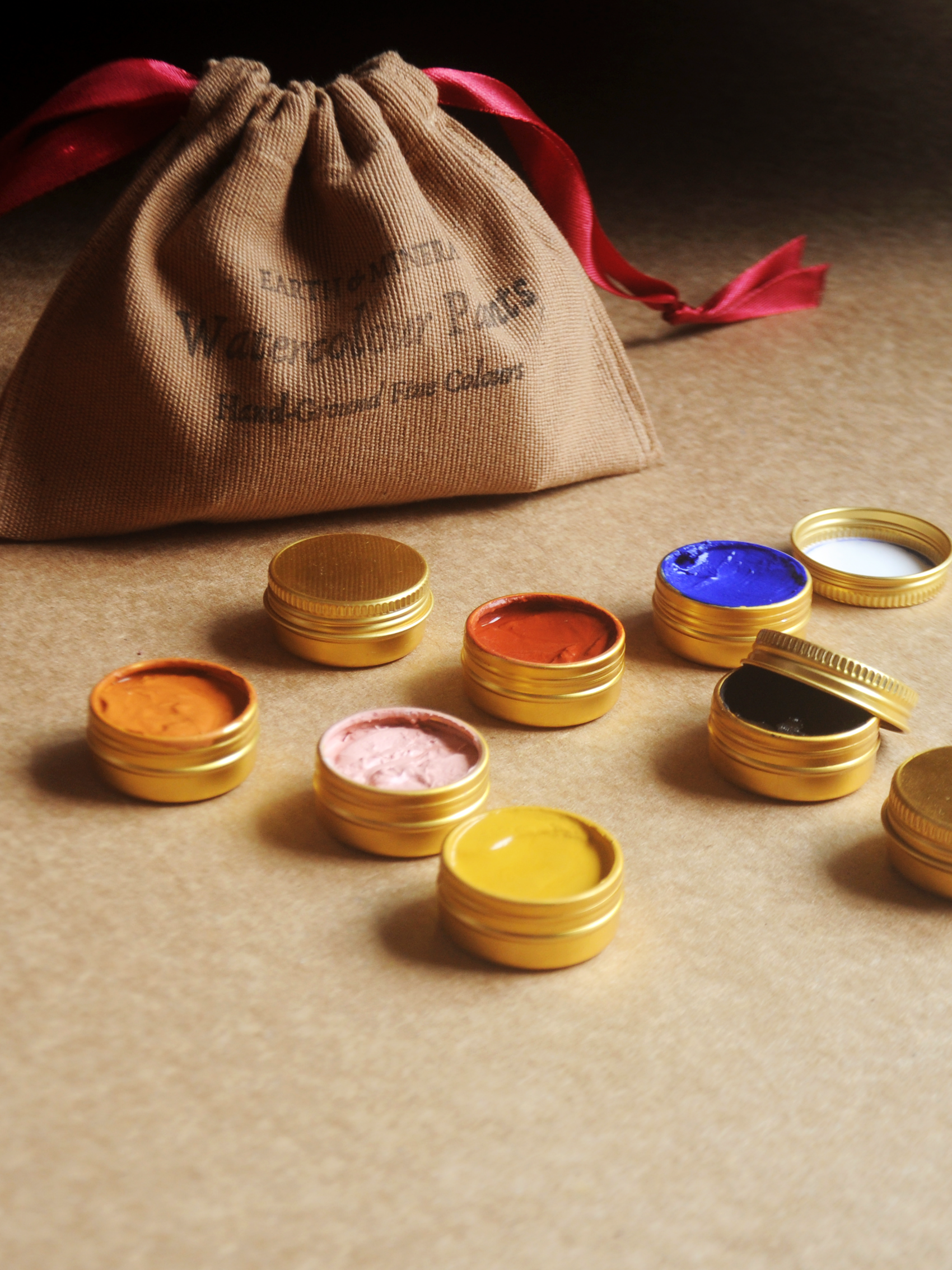 Kids’ Natural Earth & Mineral Watercolour Paint Set, 8 Colours