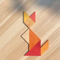Tangram - family game: Warm
