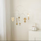 #1 Kinetic Brass Mobile, Small Wave Art, Handmade