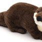Otter Plush, Standing, Eco-Line 100% Recycled, 25 cm, Embroidered Eyes