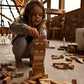 Natural blocks in tray - 30 pcs