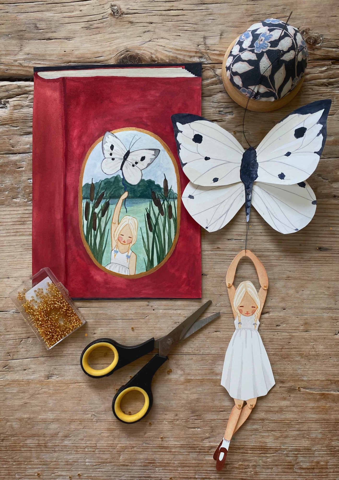 Thumbelina & Butterfly Paper Mobile Craft Kit – With Audio Fairy Tale
