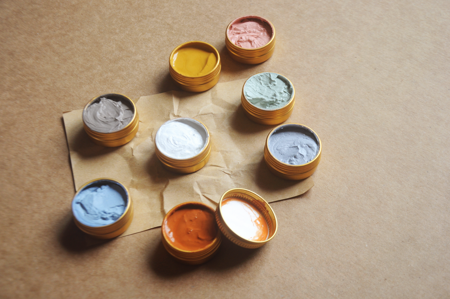 Kids’ Natural Earth & Mineral Pastel Watercolour Paint Set, 8 Colours