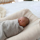 Merino Wool Knitted Baby Blanket, All-Season, Oeko-Tex Certified