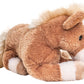 Horse, lying down (brown) - super soft - cuddly/plush toy