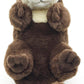 Otter Plush, Lying Backswimmer, Eco-Line 100% Recycled, 26 cm
