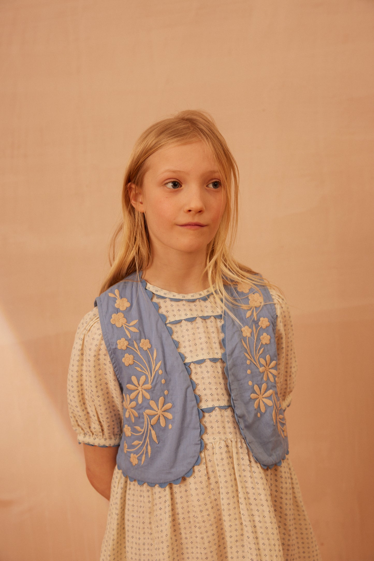 Apolina, Abigail Dress, Dot Calico