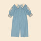 Bette Jumpsuit, Blue Pebble