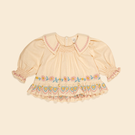 Bettina Blouse, Cashew