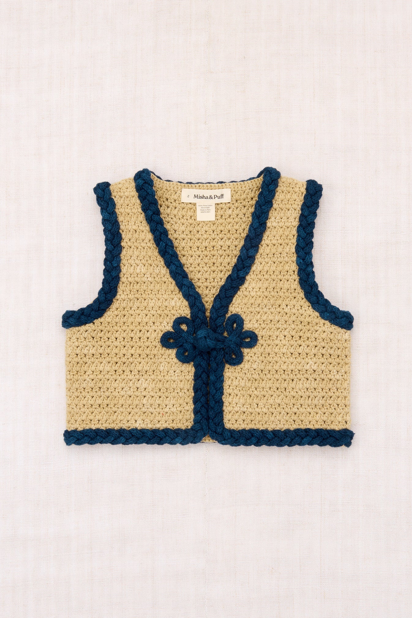 Misha & Puff, Braid Ashbury Vest, Alabaster