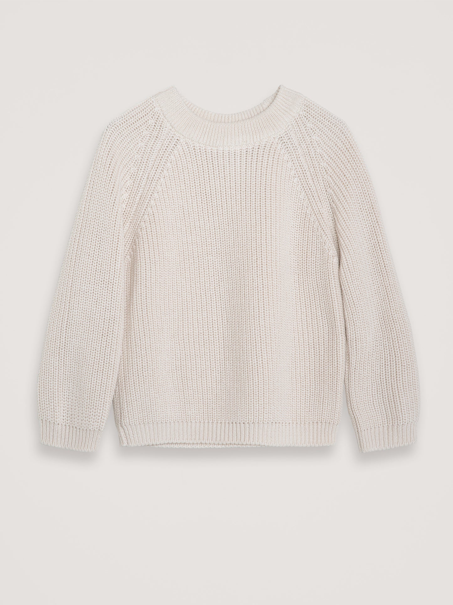Patent Sweater, Creme, Organic & Gots