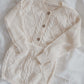 Cardigan & Shorts Set, Buttercream