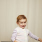 Copenhagen Colors,  Merino Pattern Button Vest, Lavender combi