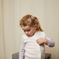 Copenhagen Colors,  Merino Pattern Button Vest, Lavender combi