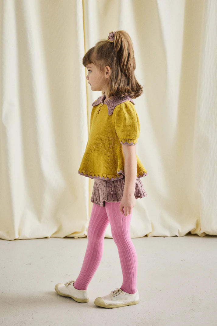 Misha & Puff, Eyelet Popcorn Skating Skirt, Plum Petal