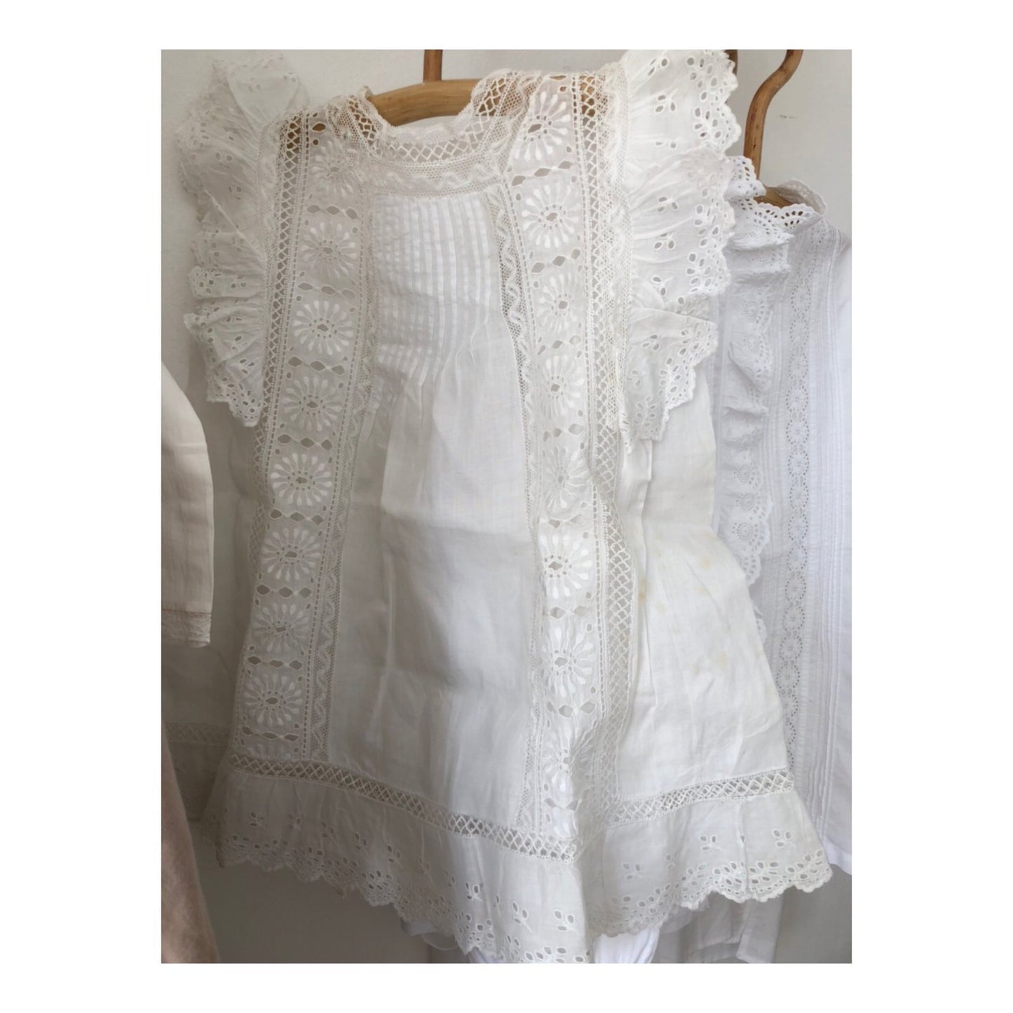 Apolina Vintage Dress, Opal White, Bonet et Bonet