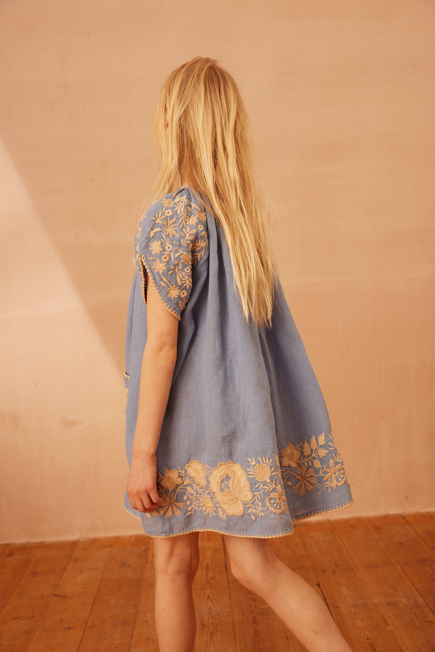 Apolina, Fay Dress, Cornflower