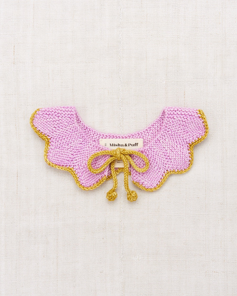 Misha & Puff, Girls Collar, Flower, Pink Lilac