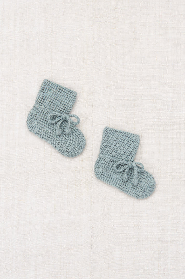 Baby Classic Booties, Overcast