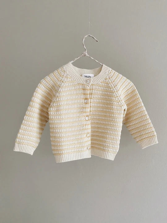 Lalaby, Bonnie Cardigan, Honey Stripe