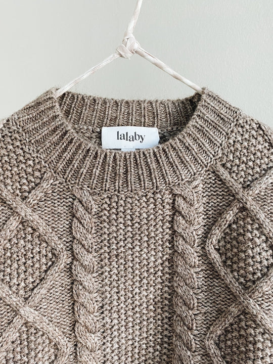 Lalaby, Kids Sweater, Aran, Millet