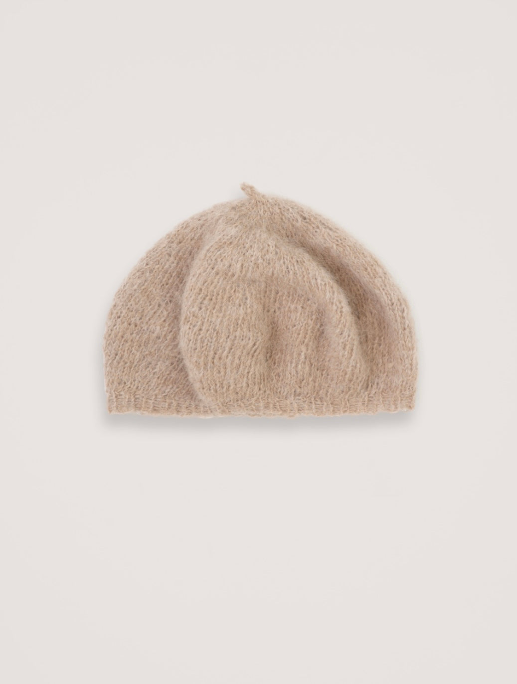 Alpaca Suri Baret, Womens., Beige. 100% Alpaca Wool
