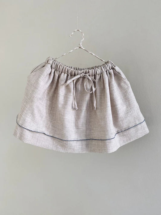 Lalaby, Girls Skirt, Dora, Birch Blue