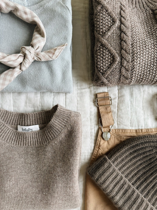 Lalaby, Kids Sweater, Aran, Millet