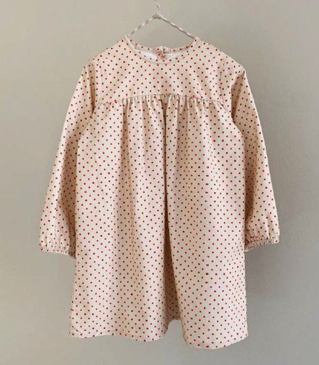 Lalaby, Girls Dress, Ines, Red Dot