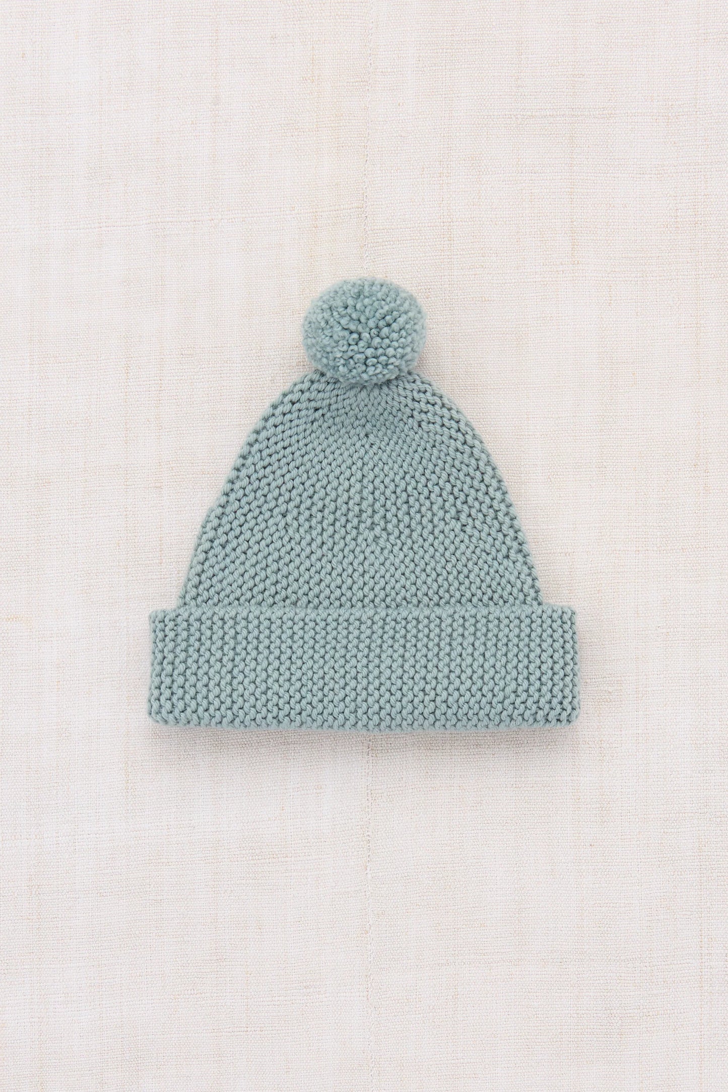 Baby Garter Hat, Overcast