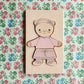 Konges Sløjd, Wooden Teddy Dress Up Puzzle, Fsc™ Certified