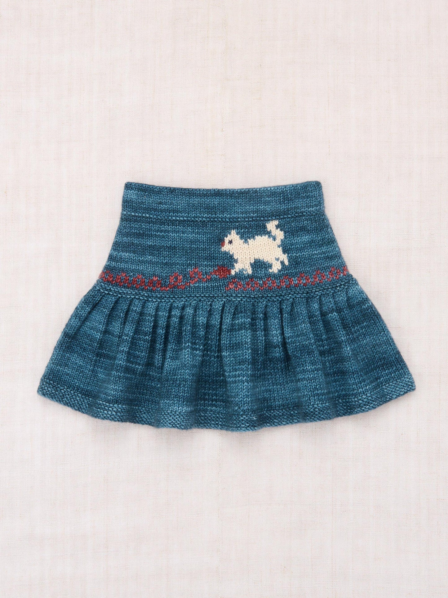 Kitten Tangle Skirt - Blue Smoke