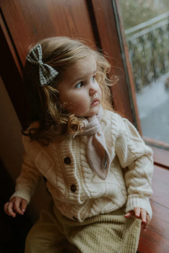 Atlas Cashmere Scarf, Powder